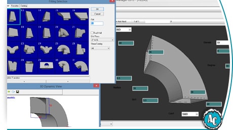 Fabricación de piezas y conexiones en CAD/CAM Software.